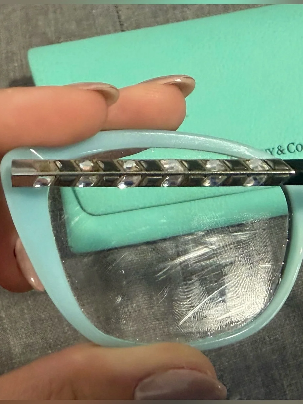 Tiffany & Co. TF 2208-B Black Women's Eyeglasses with  Tiffany Blue Case